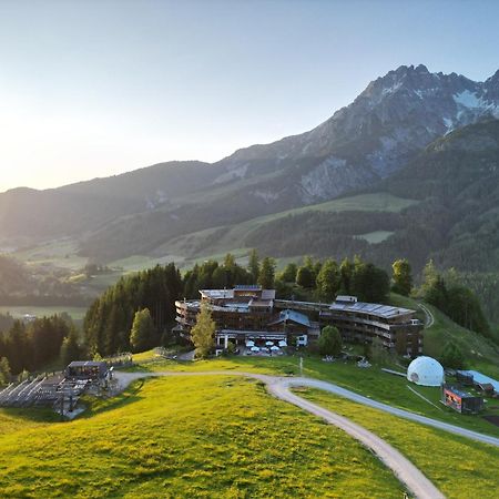 Holzhotel Forsthofalm Leogang Exteriör bild