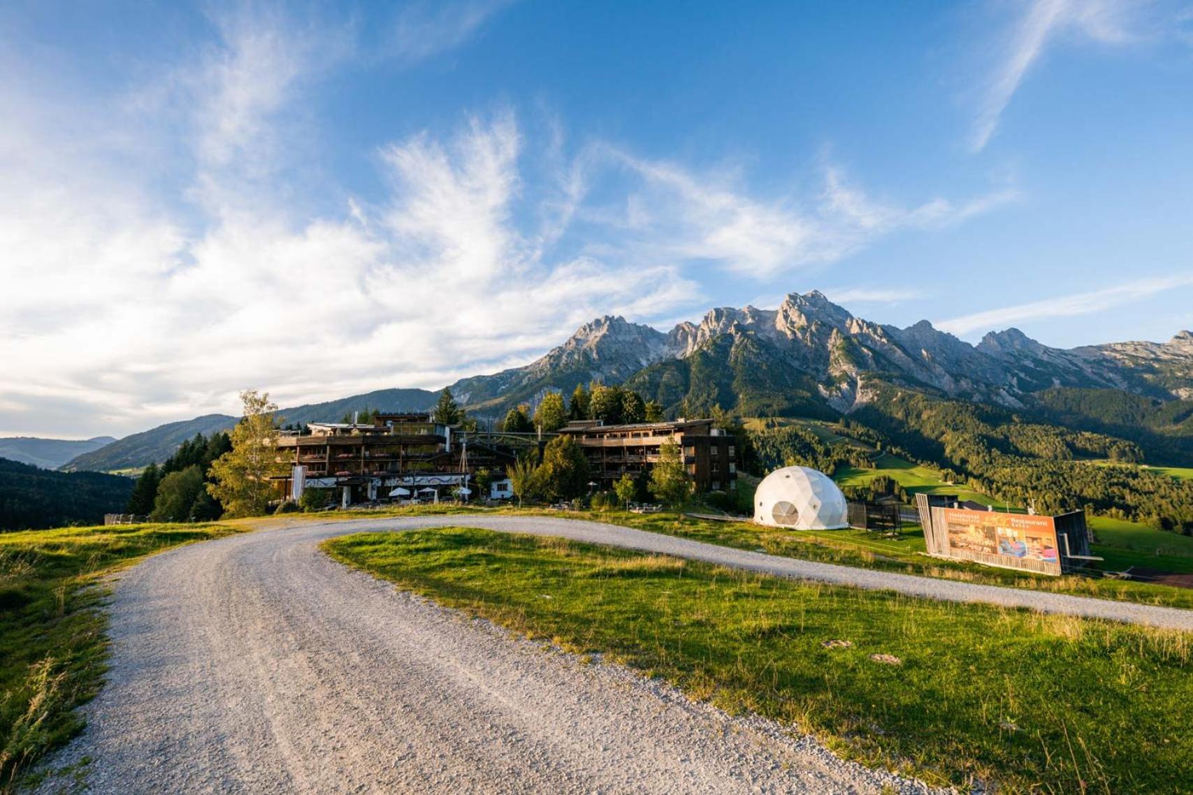 Holzhotel Forsthofalm Leogang Exteriör bild