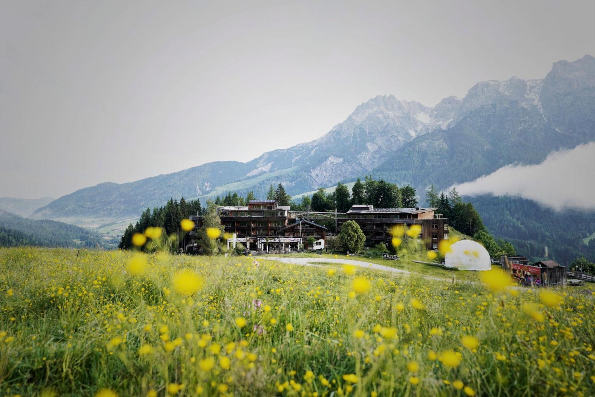 Holzhotel Forsthofalm Leogang Exteriör bild