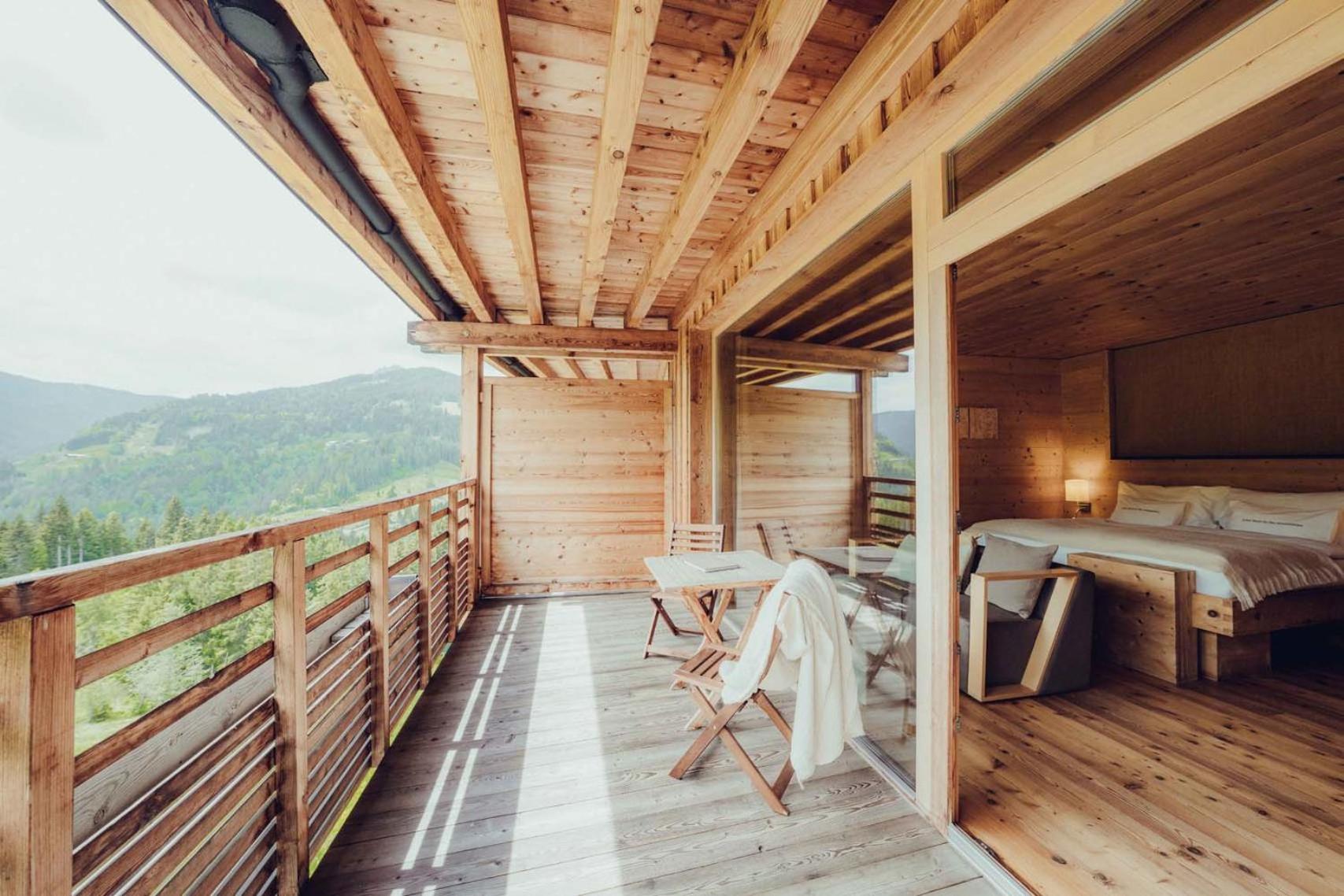 Holzhotel Forsthofalm Leogang Exteriör bild