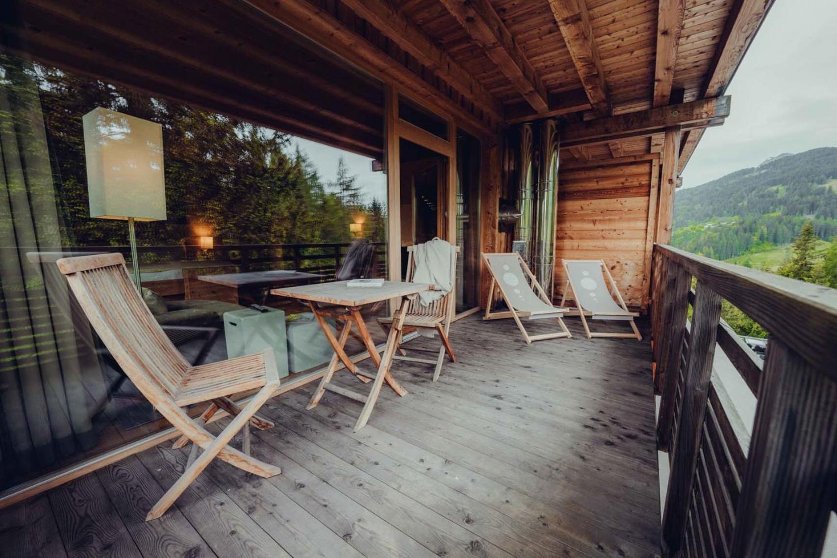 Holzhotel Forsthofalm Leogang Exteriör bild