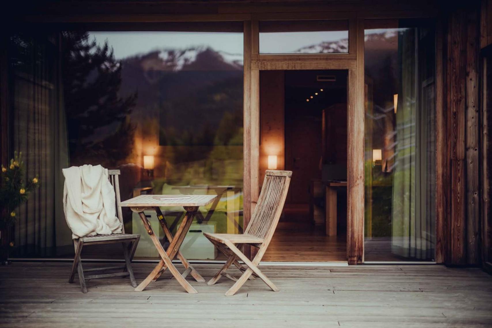 Holzhotel Forsthofalm Leogang Exteriör bild