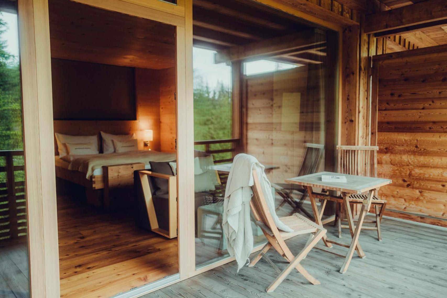 Holzhotel Forsthofalm Leogang Exteriör bild