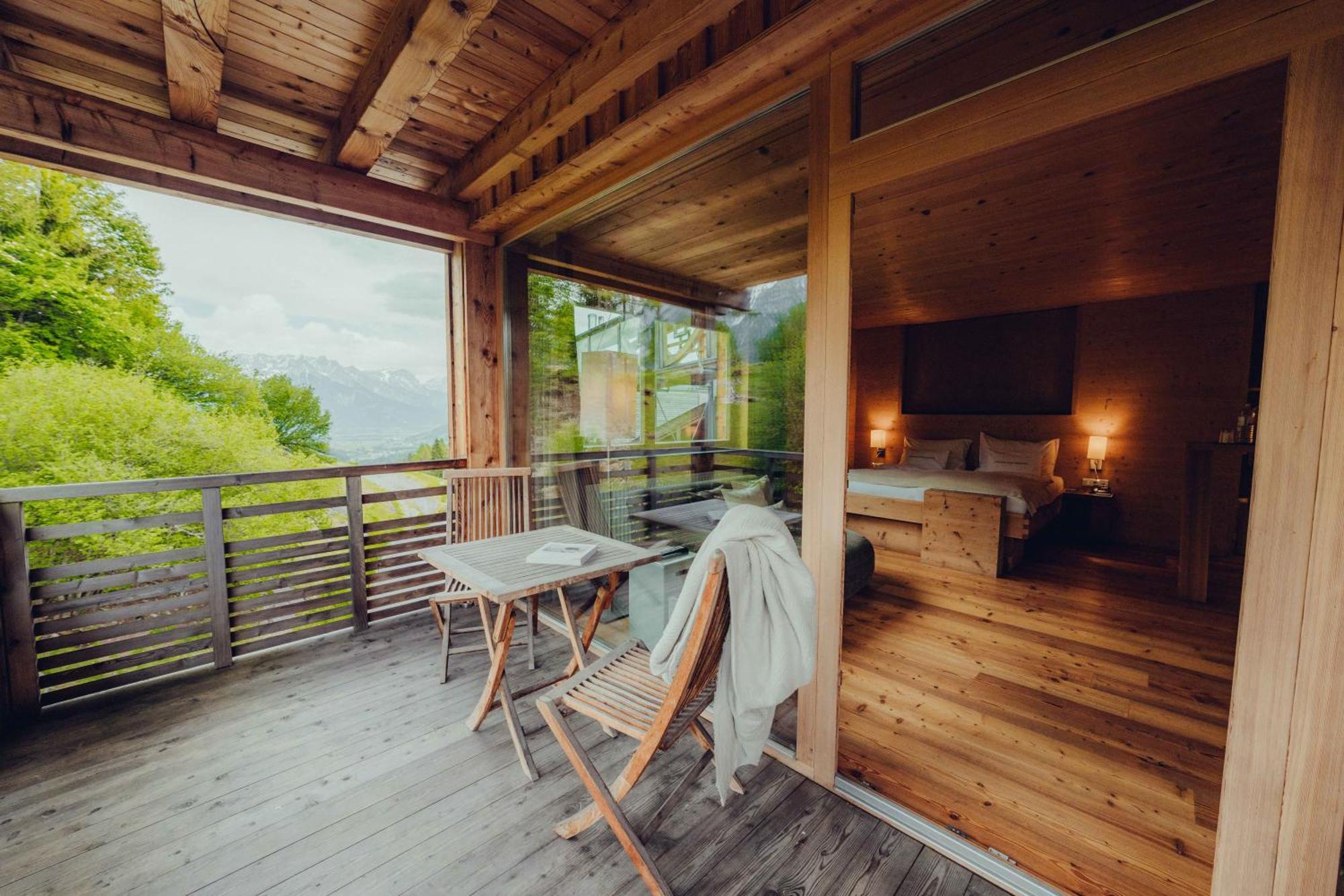 Holzhotel Forsthofalm Leogang Exteriör bild