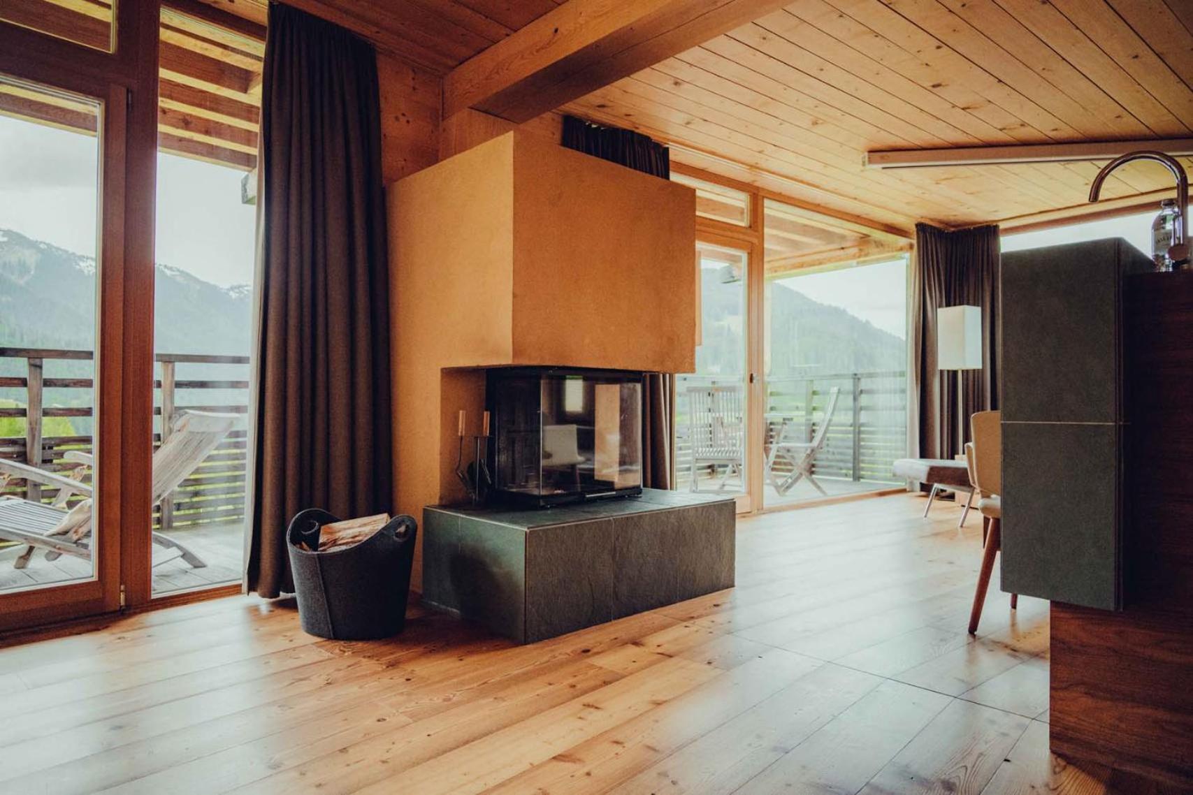 Holzhotel Forsthofalm Leogang Exteriör bild