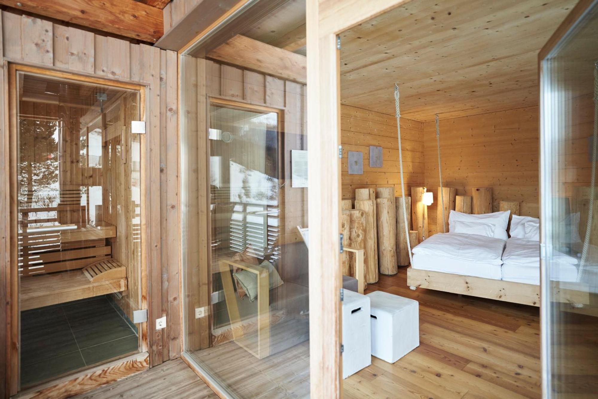 Holzhotel Forsthofalm Leogang Exteriör bild